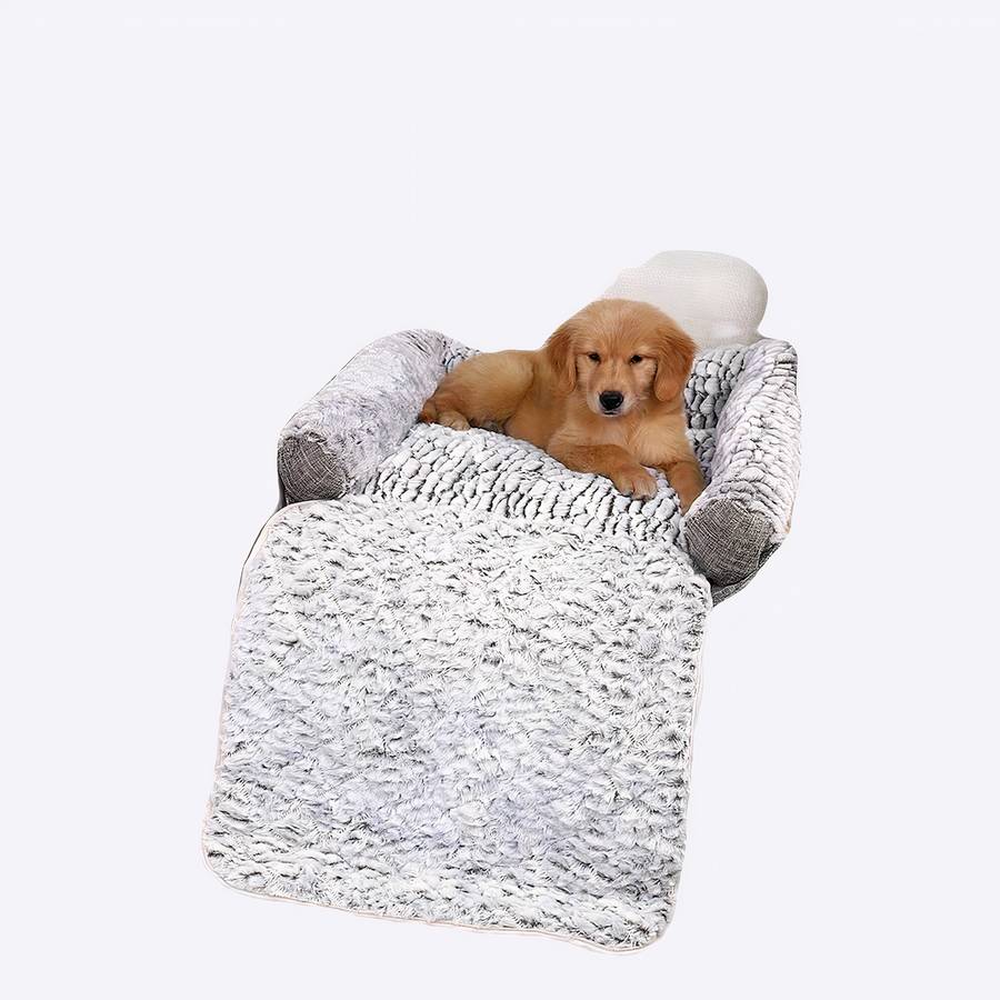 Canapé doux et chaud pour chien