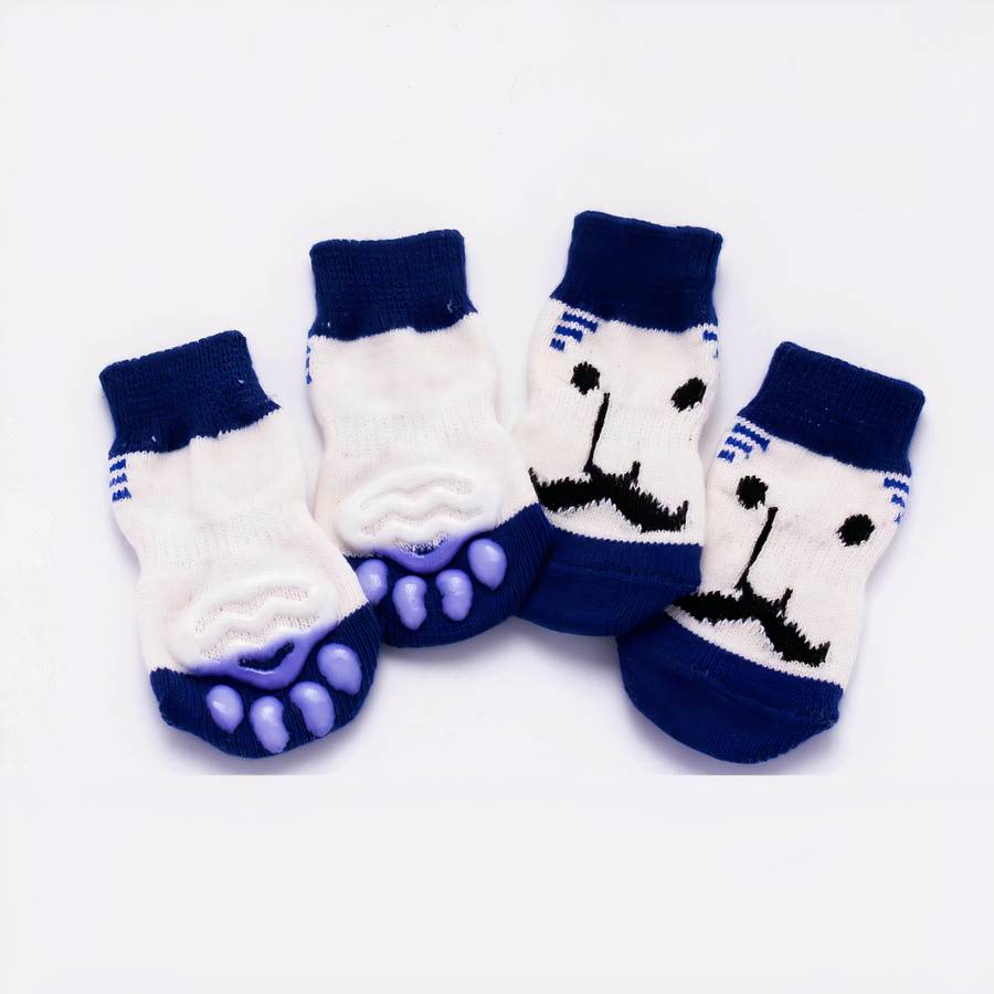 Chaussons antidérapants motif animal pour chien