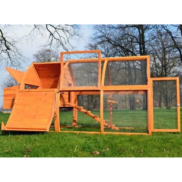 Poulailler en bois pour jardin 2/5 poules 172x76x102 cm