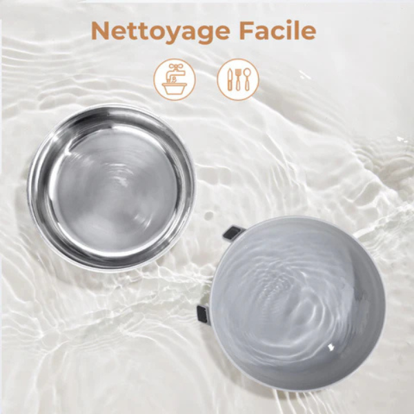 Distributeur automatique de croquettes pour chien et chat