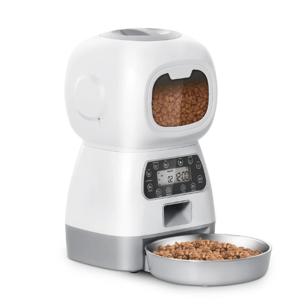 Distributeur automatique de croquettes pour chien et chat