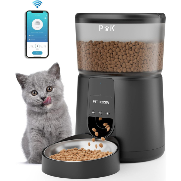 Distributeur de croquette connecté pour chat
