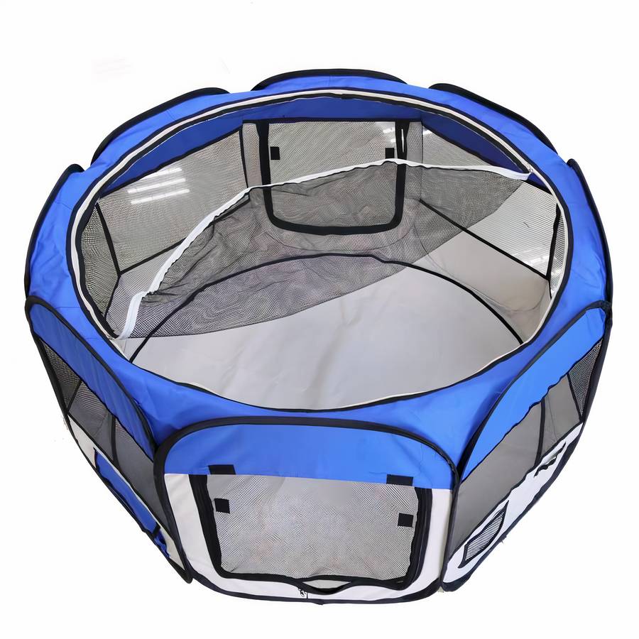 Tente octogonale pliable pour chiens