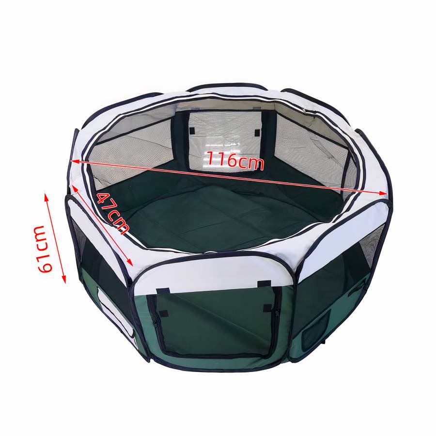 Tente octogonale pliable pour chiens