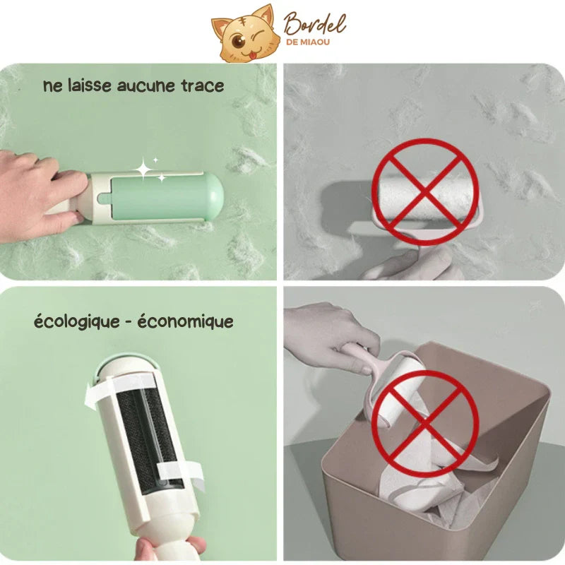 Rouleau poils chat
