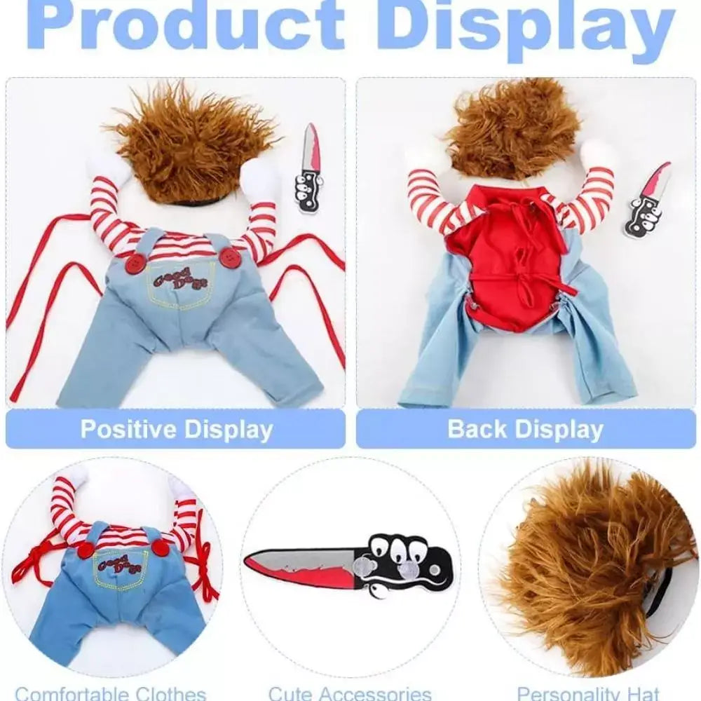 Costume halloween chat chucky