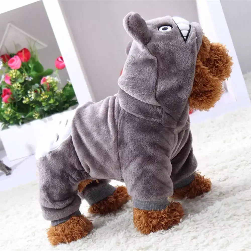 Costume en polaire pour chat