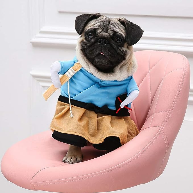 Déguisement pour chat et chien - Samouraï