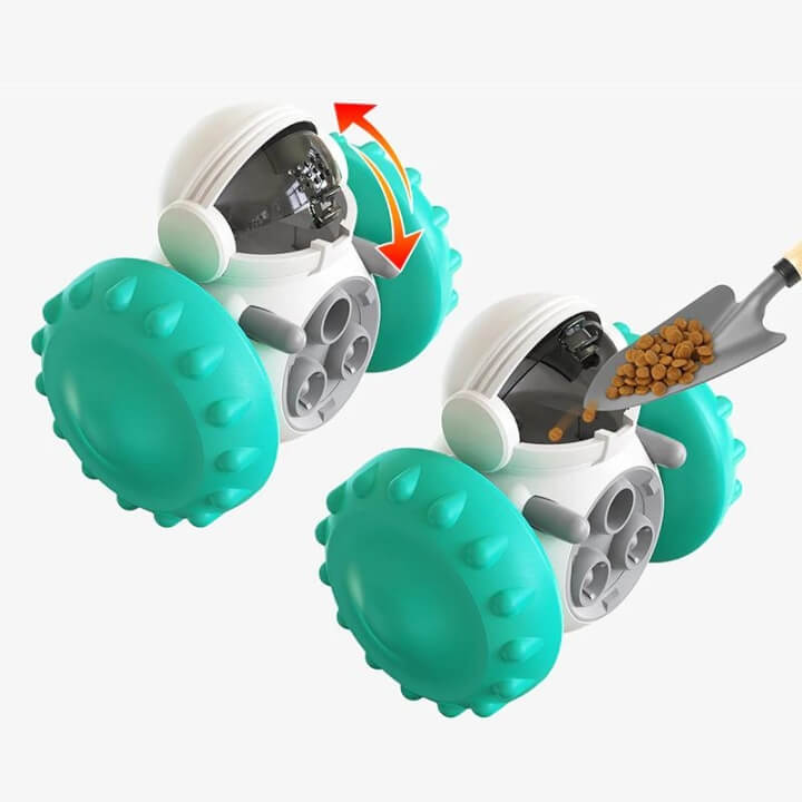 Jouet distributeur de croquettes astronaute