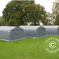 Abri pour bétail 3,6x6x2,68m, PVC, Gris
