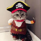 Costume chat amusant pirate