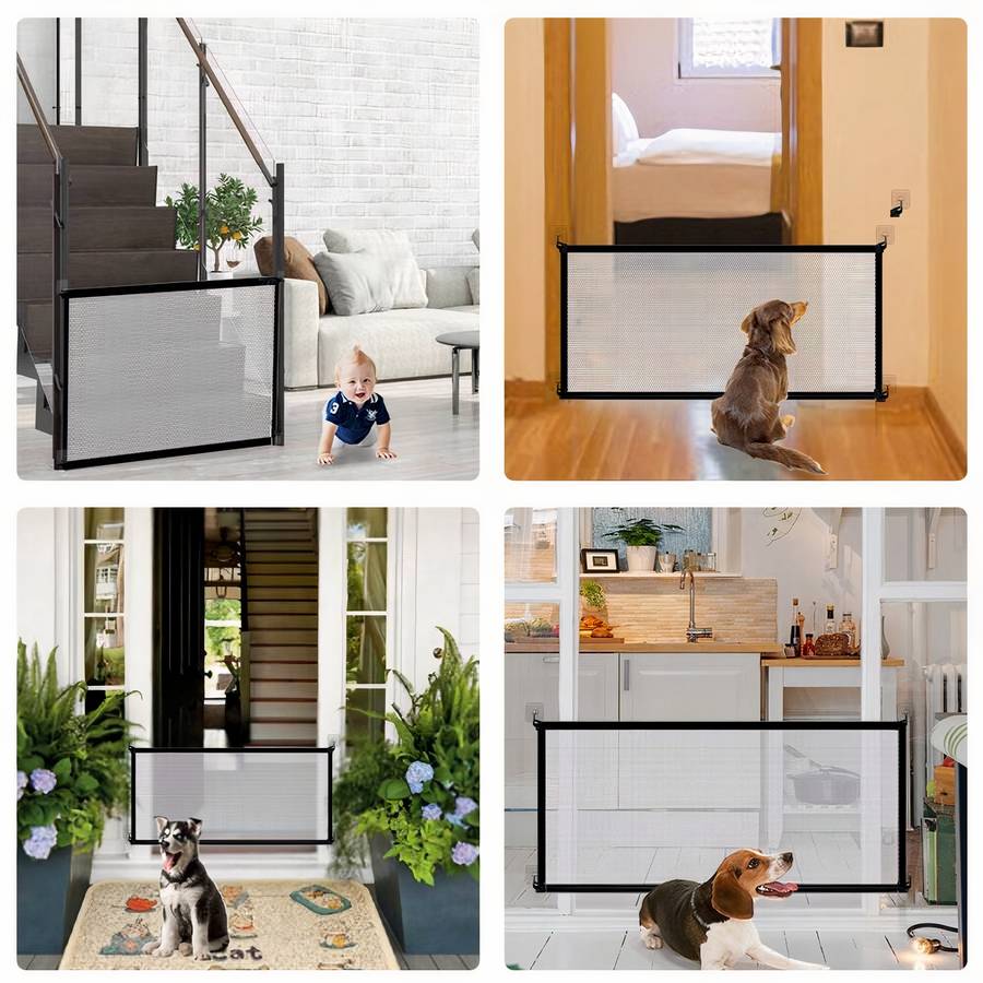 Barrière en filet pour chien