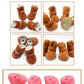 Bottes de neige en daim pour petits chien