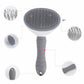 Brosse de toilettage autonettoyante pour chiens