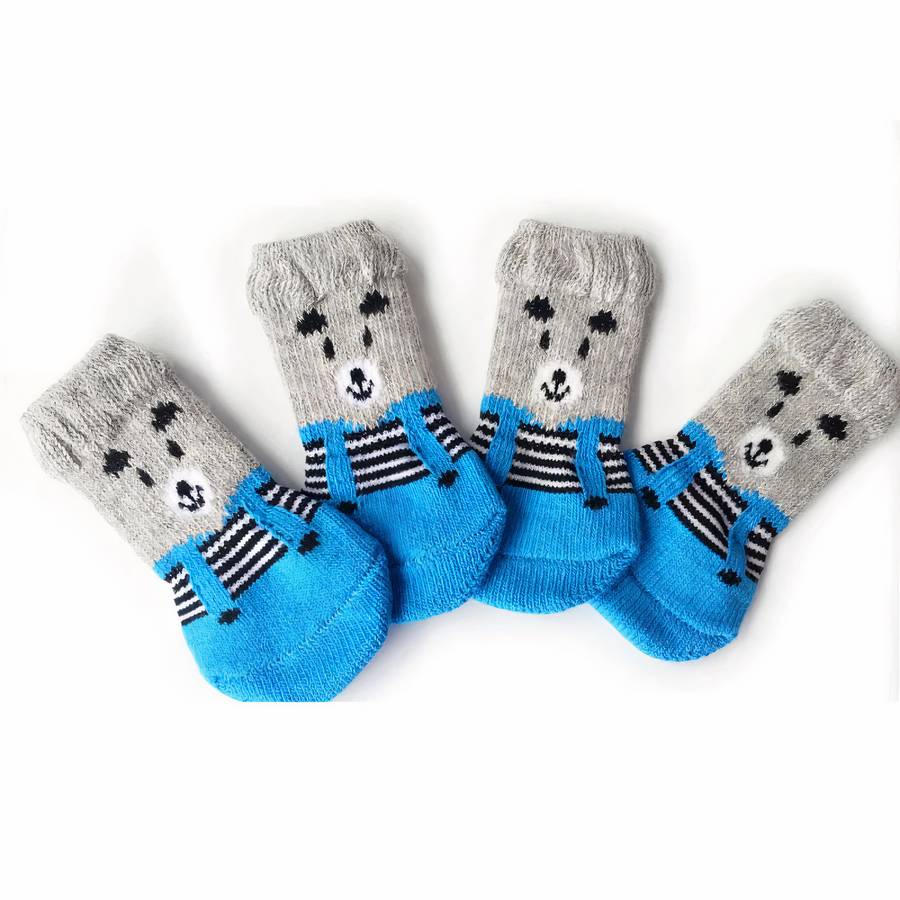 Chaussons épais et chaud colorées pour chien