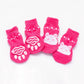 Chaussons antidérapants motif animal pour chien