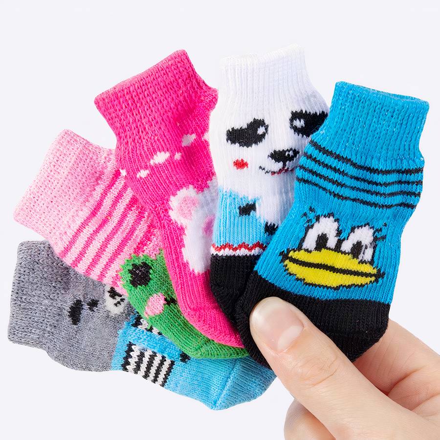 Chaussons épais et chaud colorées pour chien
