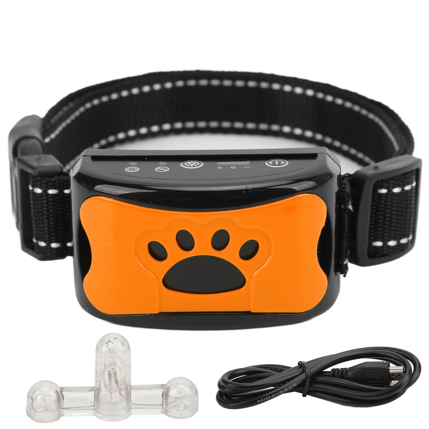 Collier anti-aboiement motif patte chien