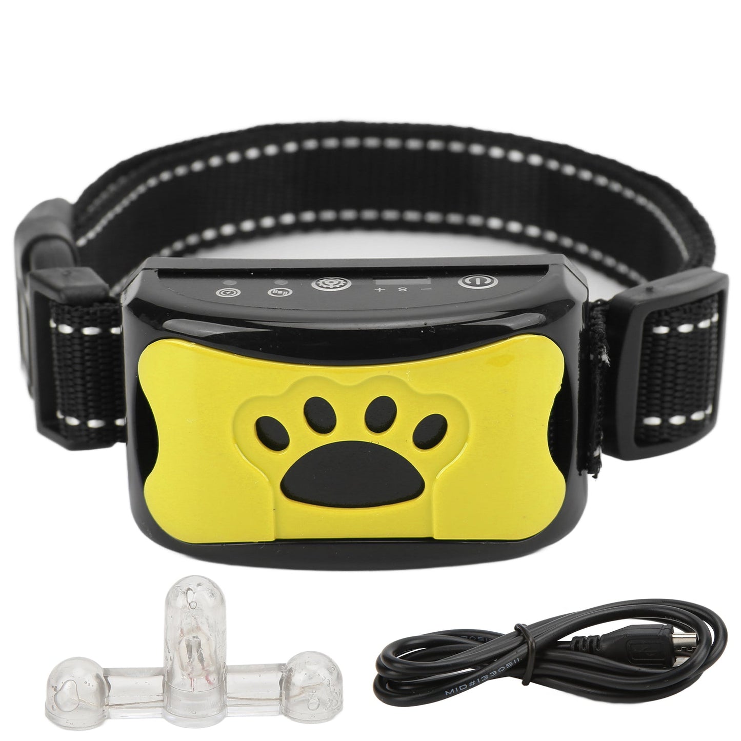 Collier anti-aboiement motif patte chien