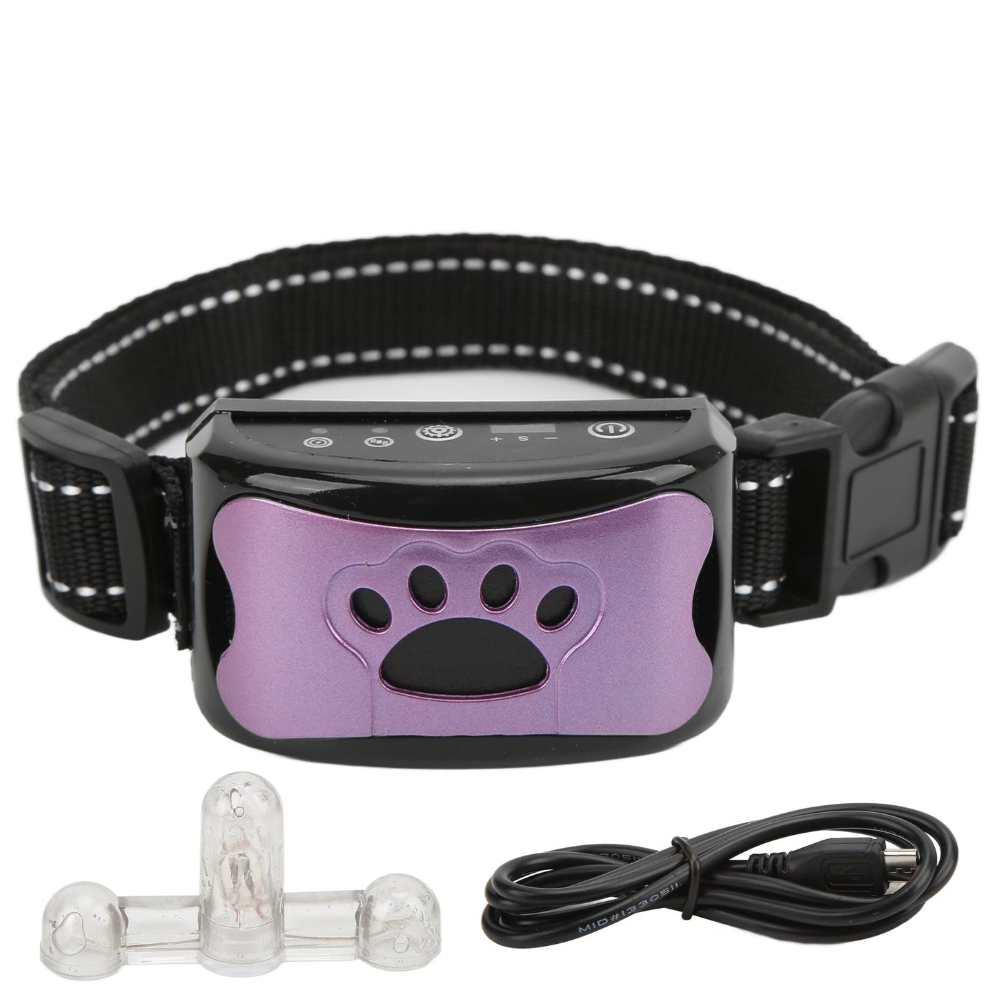 Collier anti-aboiement motif patte chien
