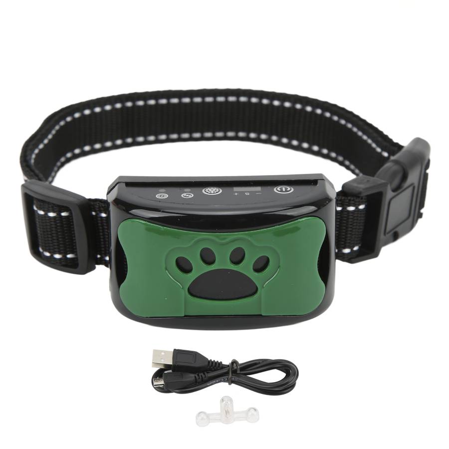 Collier anti-aboiement motif patte chien