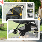 Poussette pour Chien - 4 Roues Pivotantes
