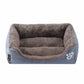 Panier rectangulaire en coton motif patte pour chien XXL