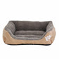Panier rectangulaire en coton motif patte pour chien XXL