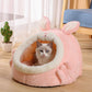 Lit forme lapin pour chat