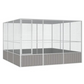 Cage à oiseaux - Cage extérieur Gris 302,5x324,5x211,5 cm Acier galvanisé