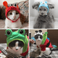 Chapeau en forme d'animal pour chat