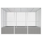 Cage à oiseaux - Cage extérieur Gris 302,5x324,5x211,5 cm Acier galvanisé