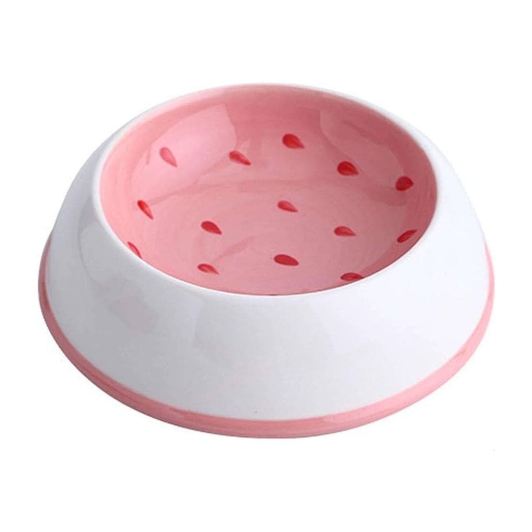 Petite gamelle en céramique pour chien et chat : Edition fruits