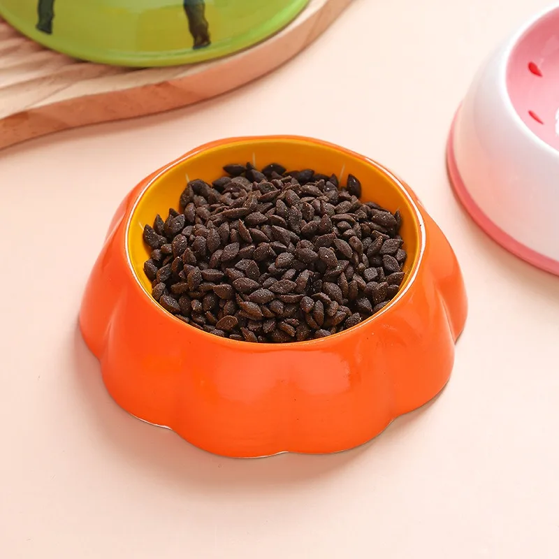Petite gamelle en céramique pour chien et chat : Edition fruits